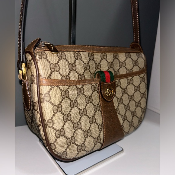Gucci GG Canvas Web Sherry Line Shoulder Bag 89.02.032 - Picture 2 of 15